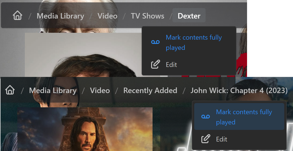 Beispiel zum Bearbeiten von Benutzereinstellungen